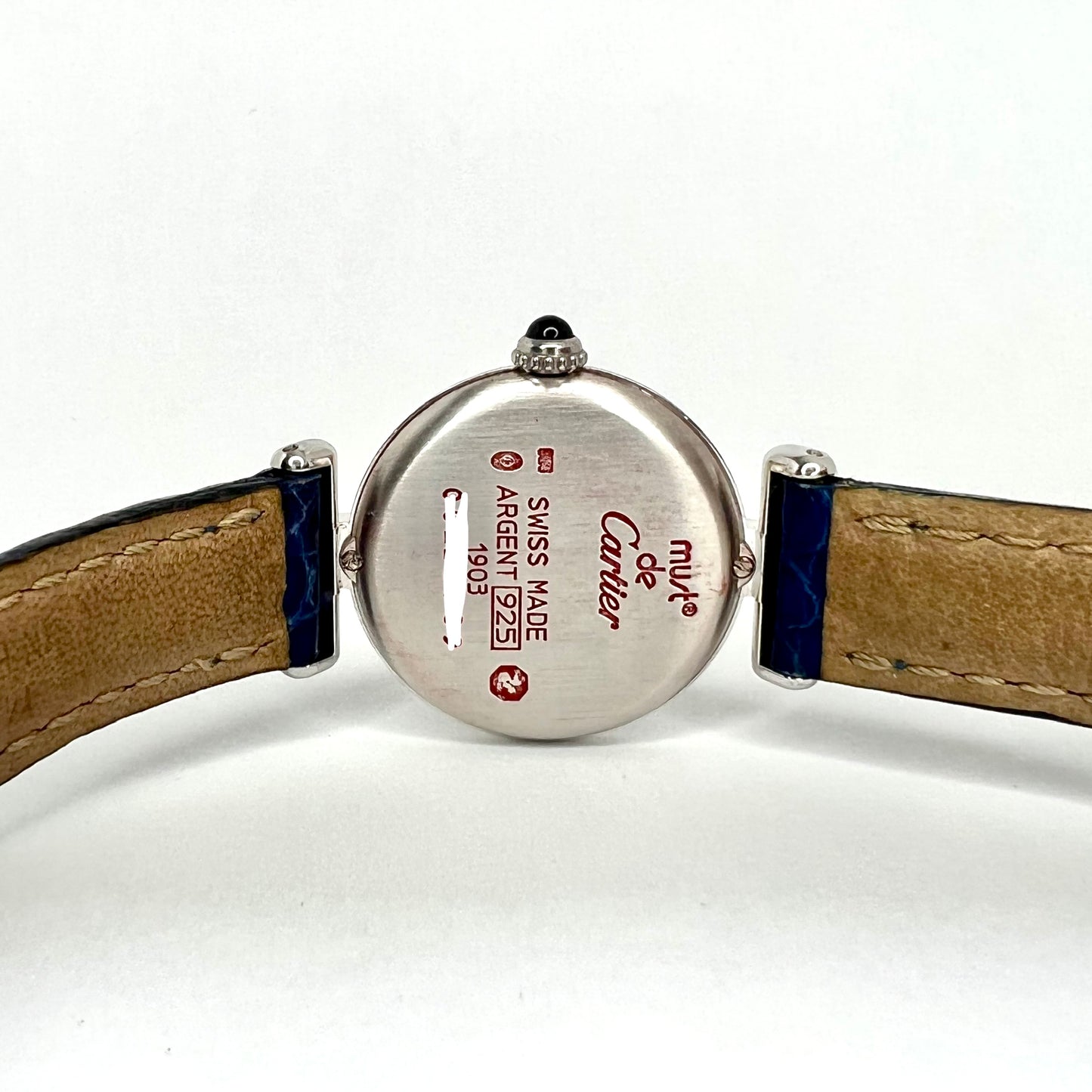 CARTIER COLISÈE Quartz 24mm Silver DIAMONDS & Blue SAPPHIRES Watch