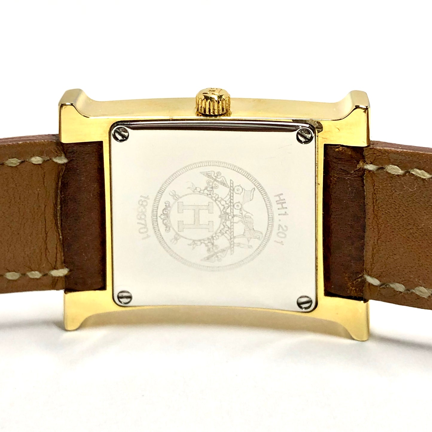 HERMÈS HEURE H Quartz 25mm Two Tone 0.91TCW DIAMOND Watch