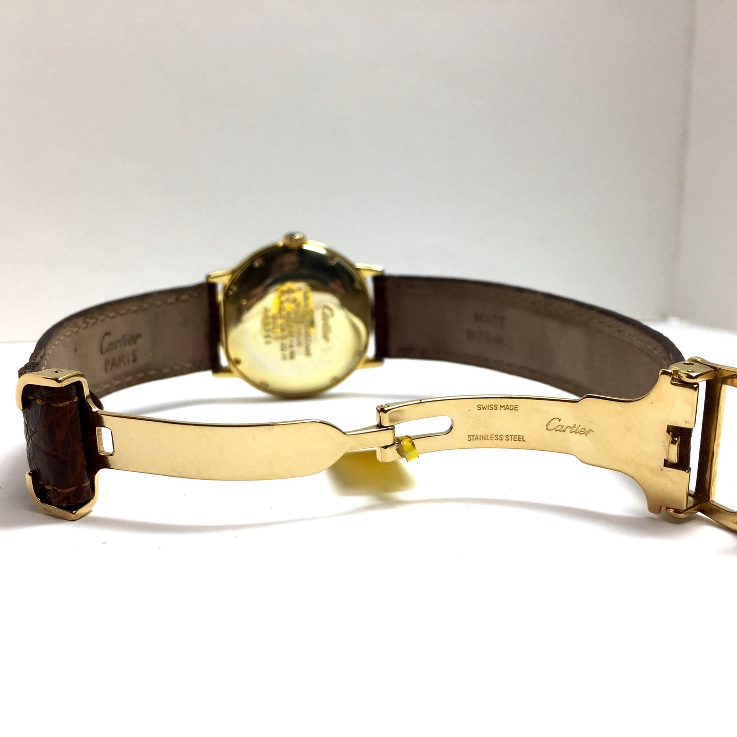 CARTIER RONDE Quartz 32mm Electroplated Silver DIAMOND Watch