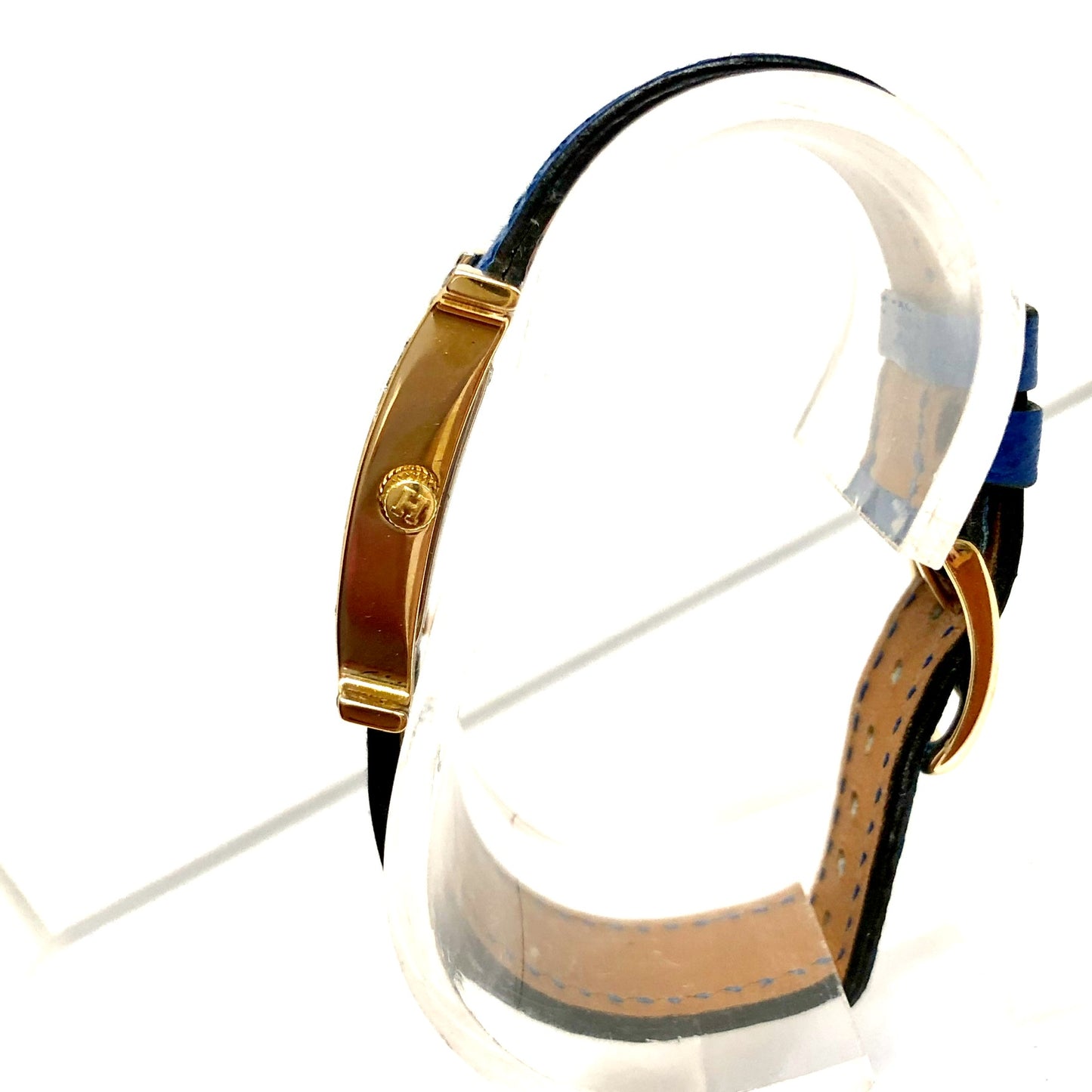 HERMÈS HEURE H Quartz 25mm 2 Tone 0.68TCW DIAMONDS 0.2TCW Sapphires Watch