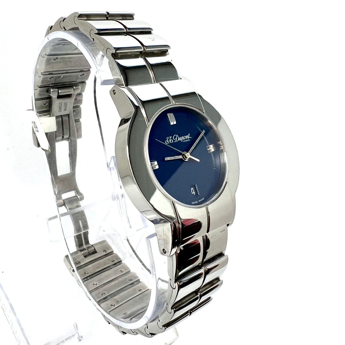 S.T. DUPONT 30mm Quartz Stainless Steel Watch