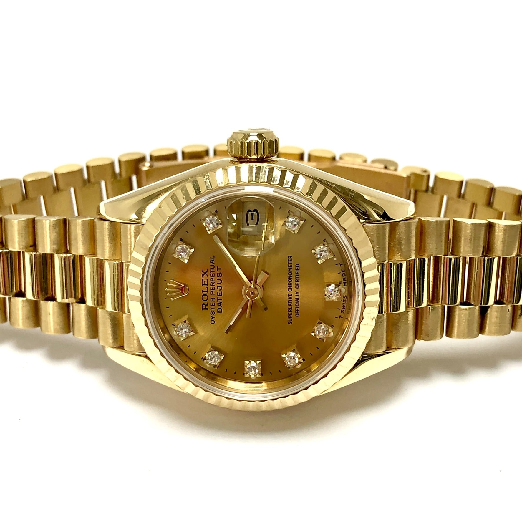 ROLEX OYSTER PERPETUAL DATEJUST Presidential 26mm 18K Yellow Gold