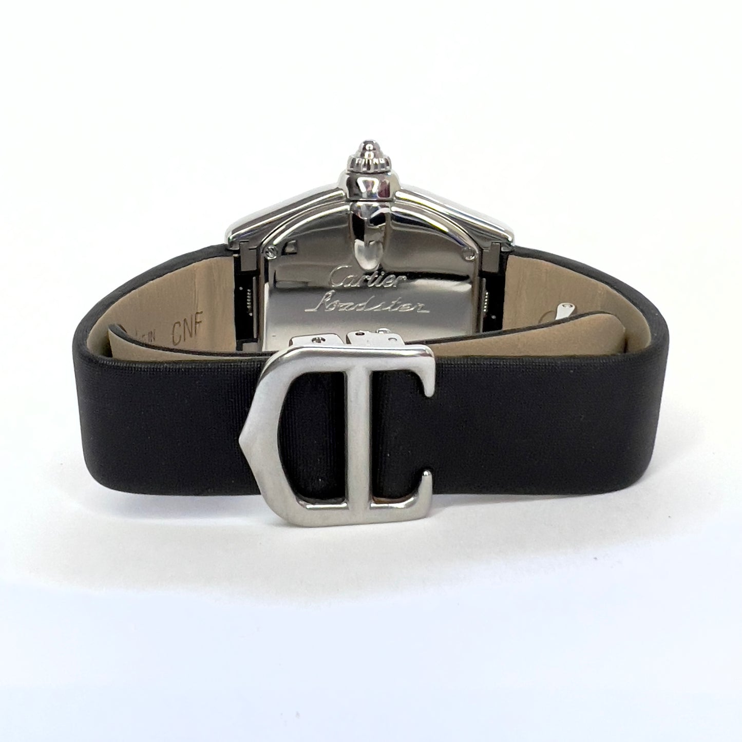 CARTIER ROADSTER Quartz Steel 31mm 1.15TCW DIAMOND Watch