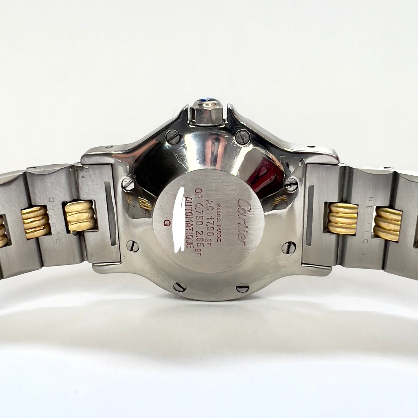 CARTIER SANTOS OCTAGON Automatic 31mm 2 Tone 0.38TCW DIAMOND Watch