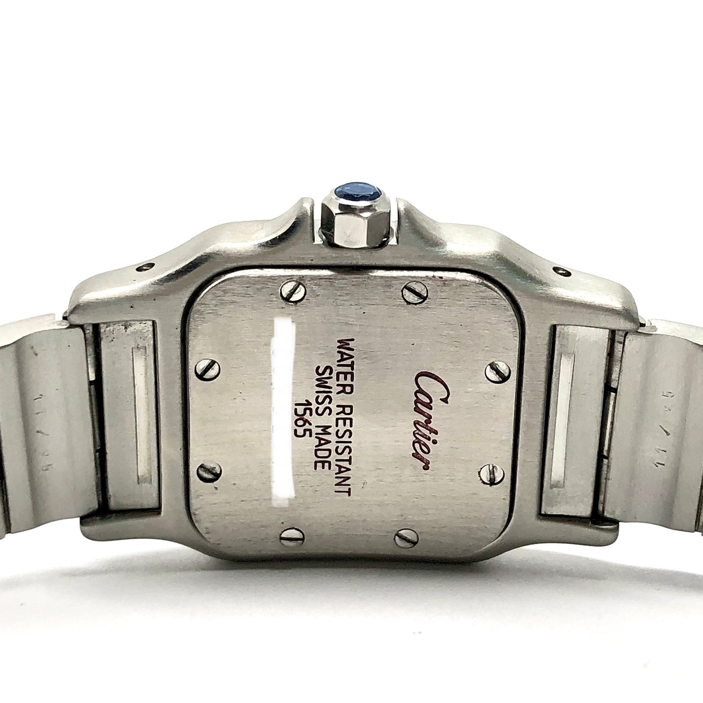 CARTIER SANTOS GALBEE Quartz 24mm Steel 0.69TCW DIAMOND Watch