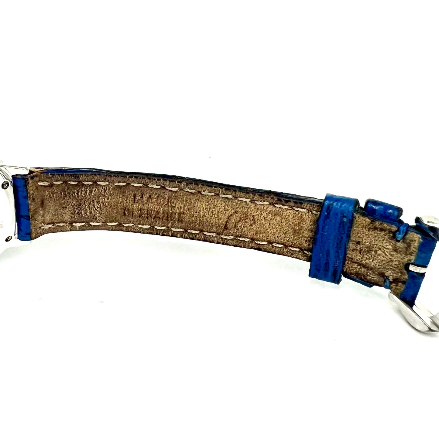 CARTIER RONDE 27mm Quartz Silver 0.35TCW DIAMONDS & 0.47TCW Blue SAPPHIRES Watch