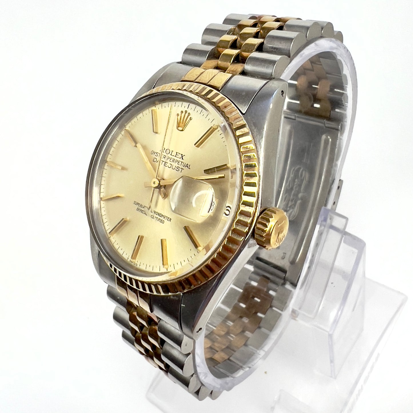 ROLEX Oyster Perpetual DATEJUST Automatic 36mm 2 Tone Watch
