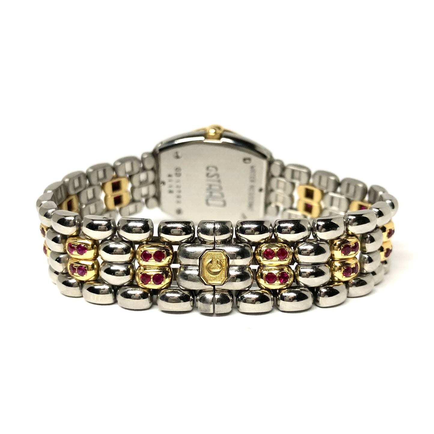 CHOPARD GSTAAD 24mm 2 Tone Diamonds & Rubies Watch