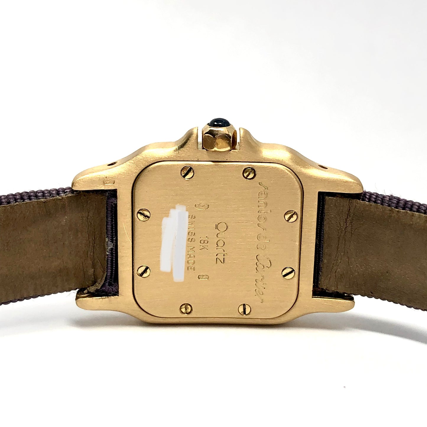 CARTIER SANTOS 24mm 18K Yellow Gold 1.06TCW DIAMOND Watch