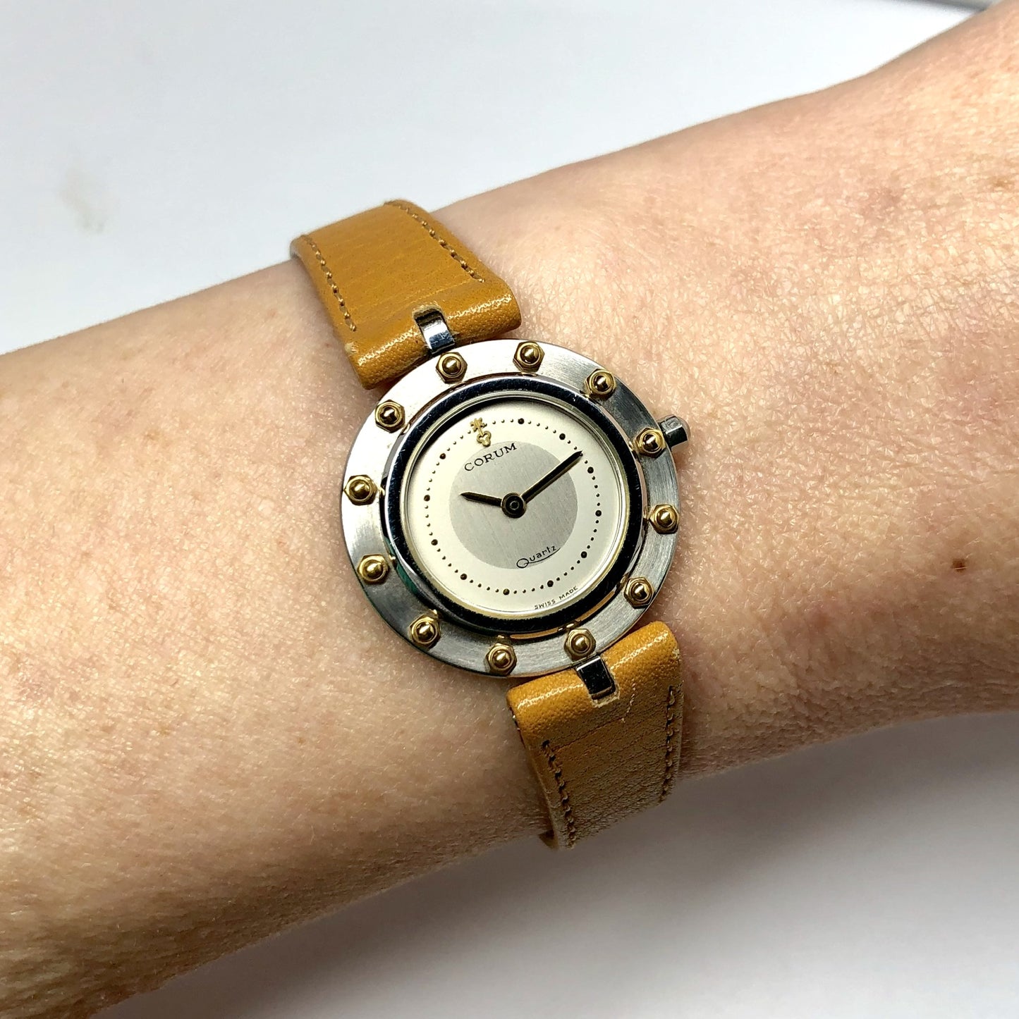 CORUM CLASSIC CLIPPER CLUB Quartz 25mm 2 Tone Watch