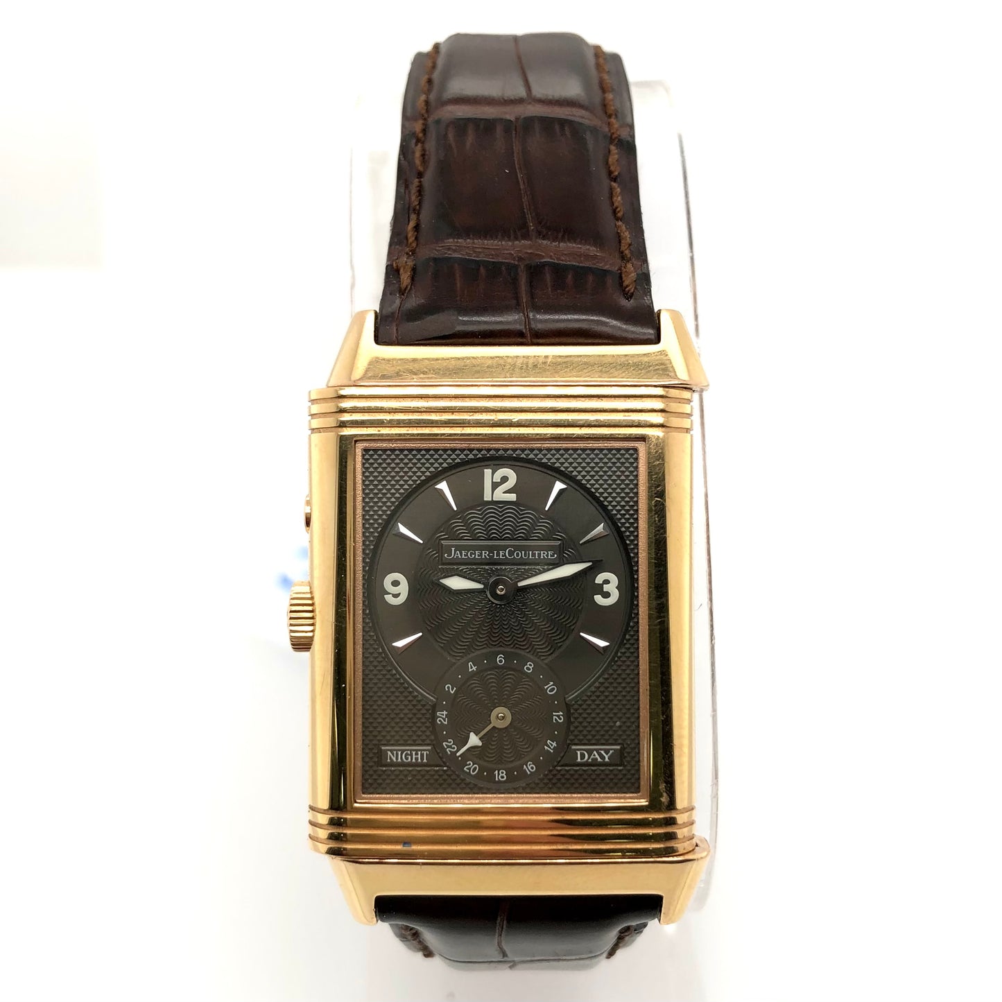 Jaeger LeCoultre REVERSO Night-Day 18K Rose Gold Watch