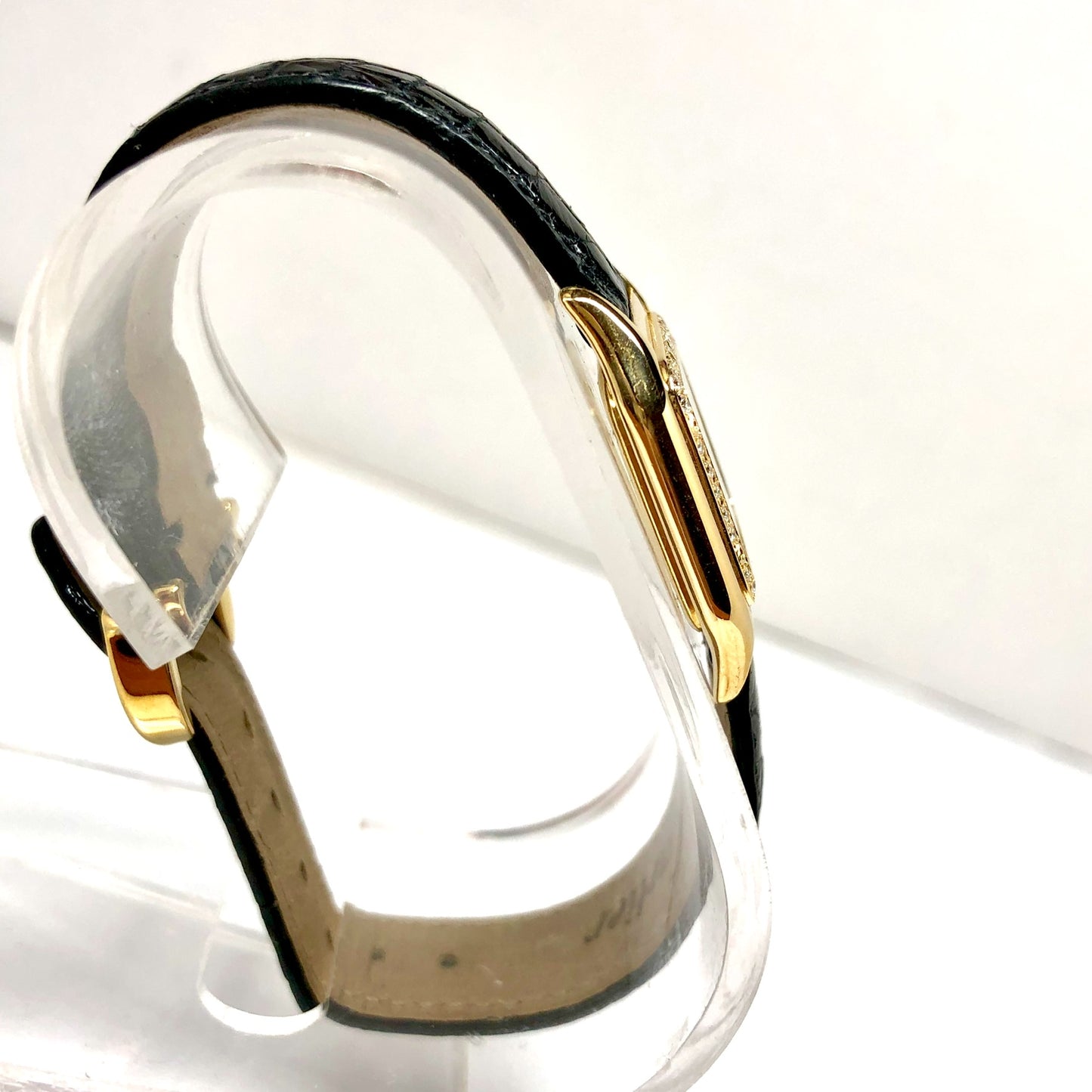 CARTIER PANTHERE Quartz 23mm 18K Yellow Gold 0.32TCW Diamond Watch