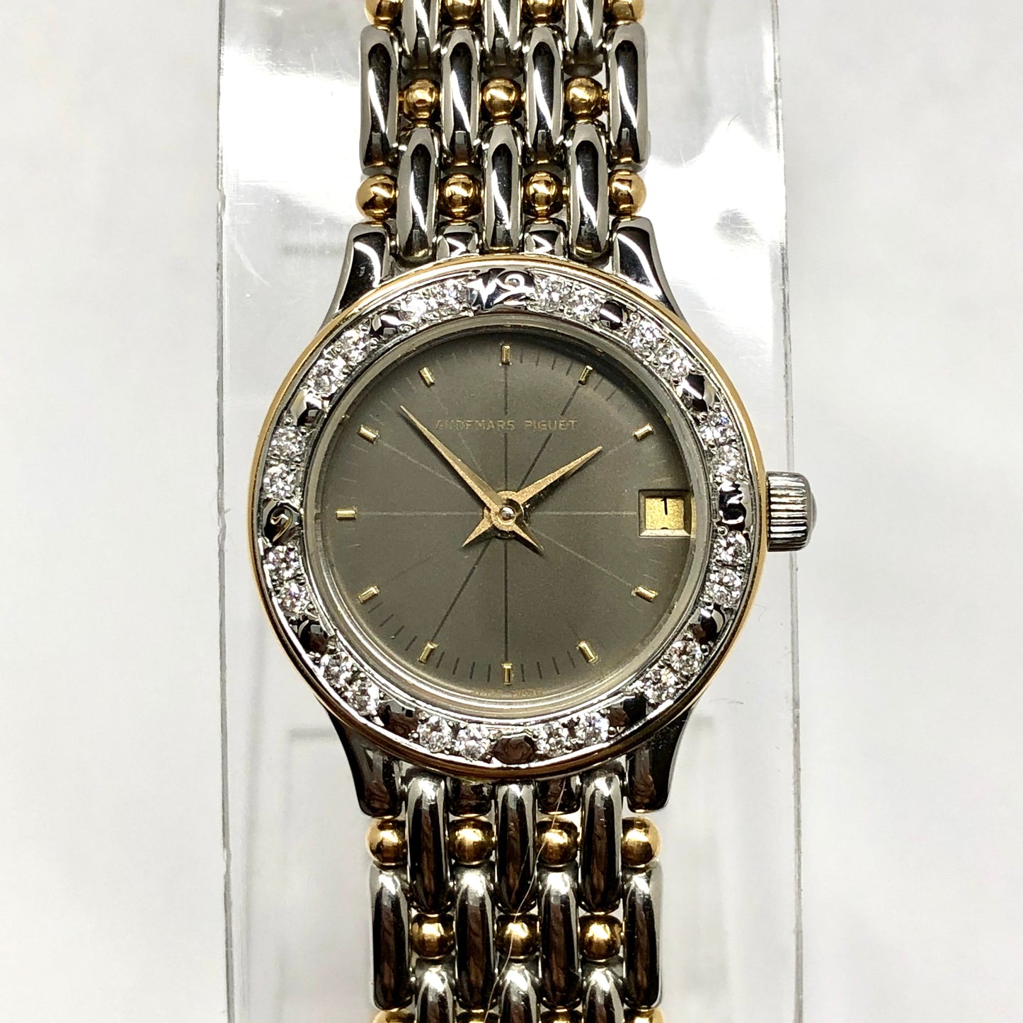 AUDEMARS PIGUET Quartz 22mm 2 Tone Diamond Watch