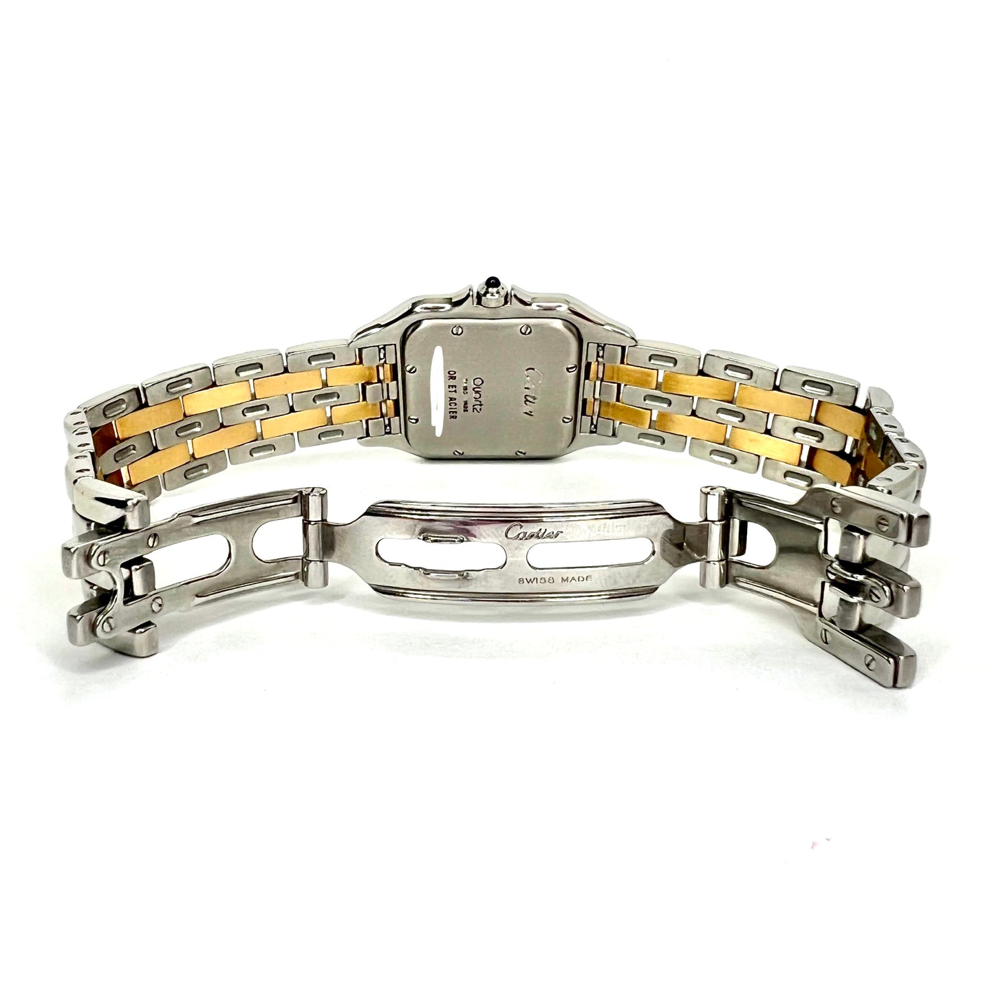 CARTIER PANTHERE Quartz 27mm 2 Row Gold 1.25TCW DIAMOND Watch