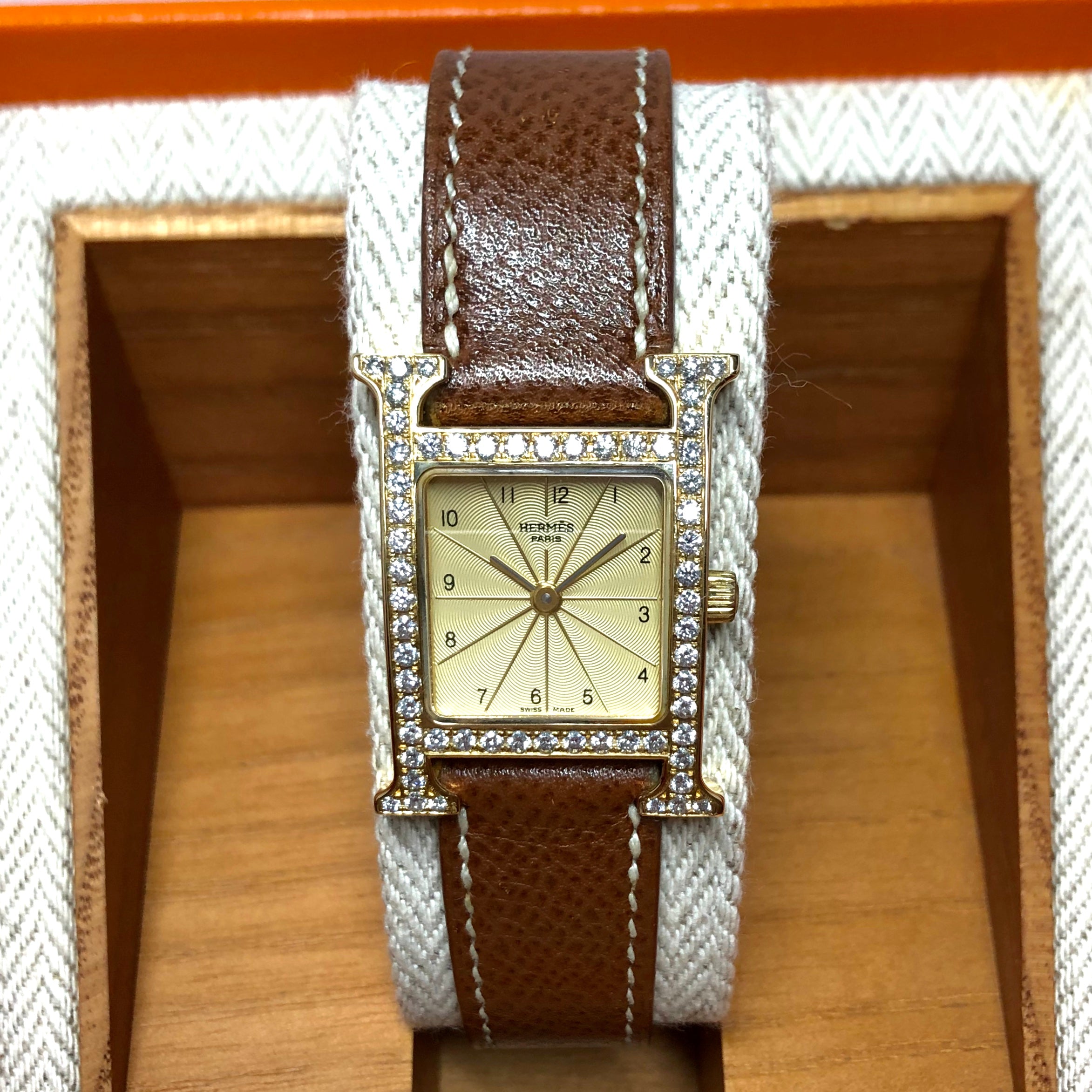 Hermes watch online diamond