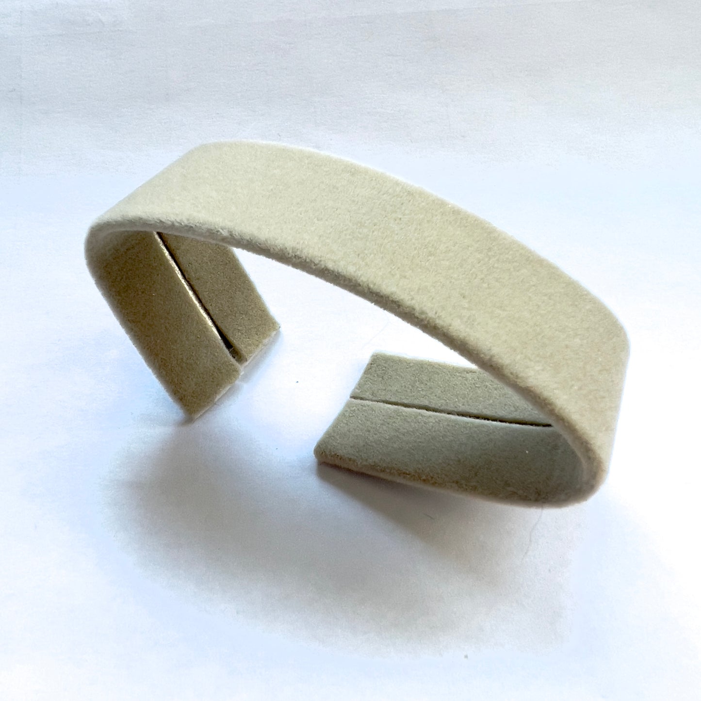 Beige Velvet Bendable Holder for Patek Philippe or Other Boxes