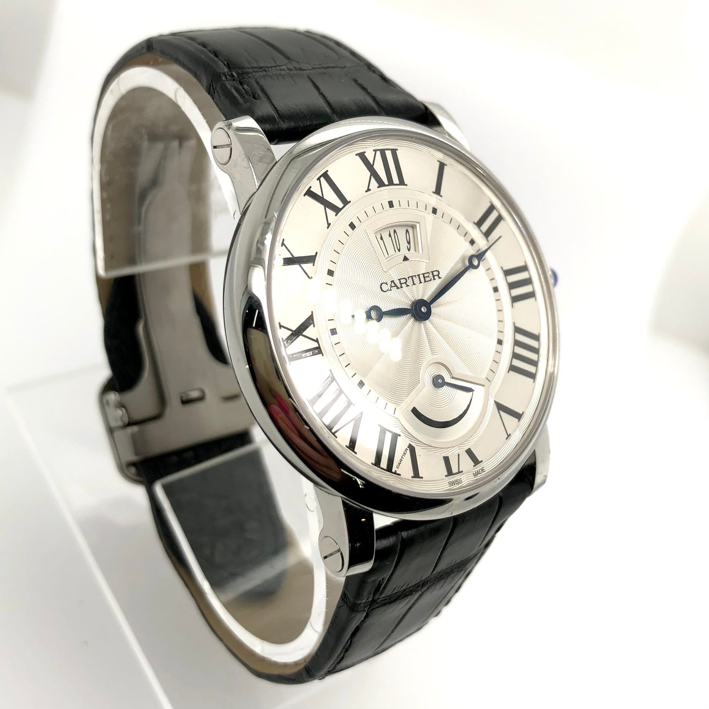 CARTIER ROTONDE Calendar Aperture & Power Reserve 40mm Automatic Steel Watch