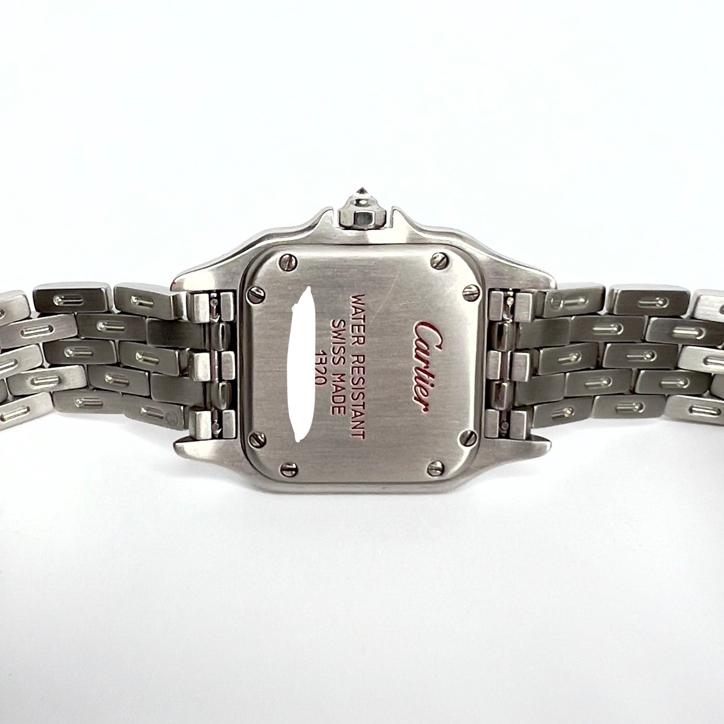 CARTIER PANTHERE 23mm Quartz Steel ~1TCW DIAMOND Watch