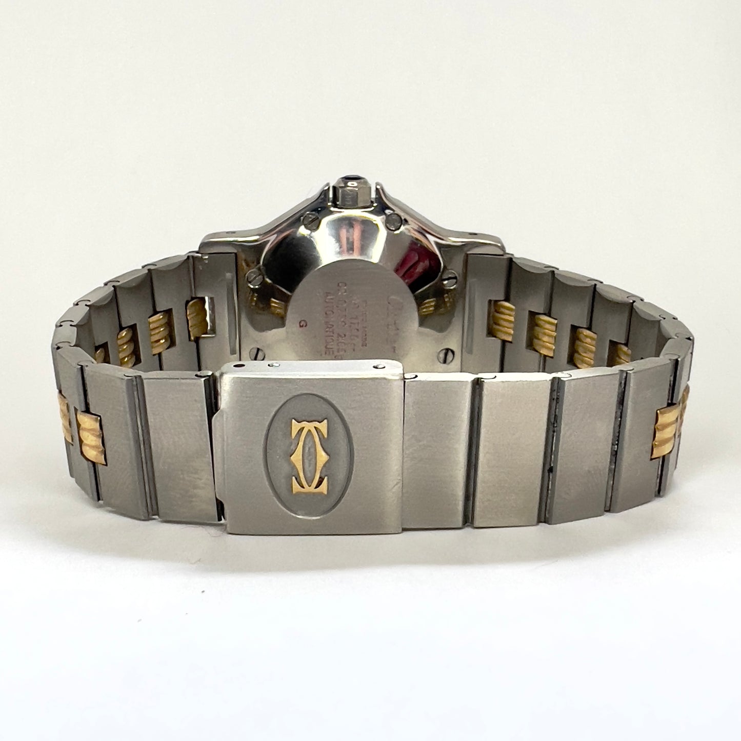 CARTIER SANTOS OCTAGON Automatic 31mm 2 Tone 0.38TCW DIAMOND Watch