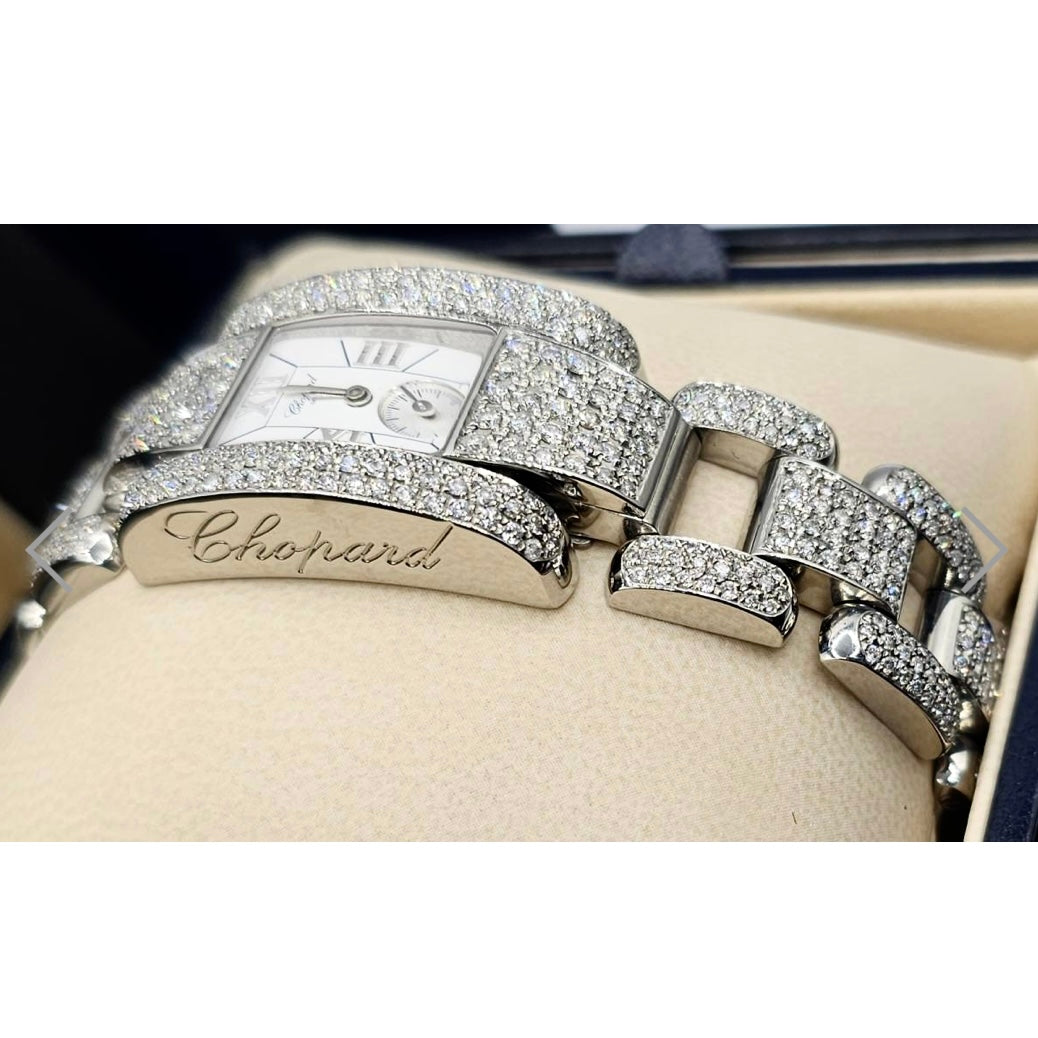 CHOPARD LA STRADA Quartz 23mm Steel 6.5TCW Diamond Watch