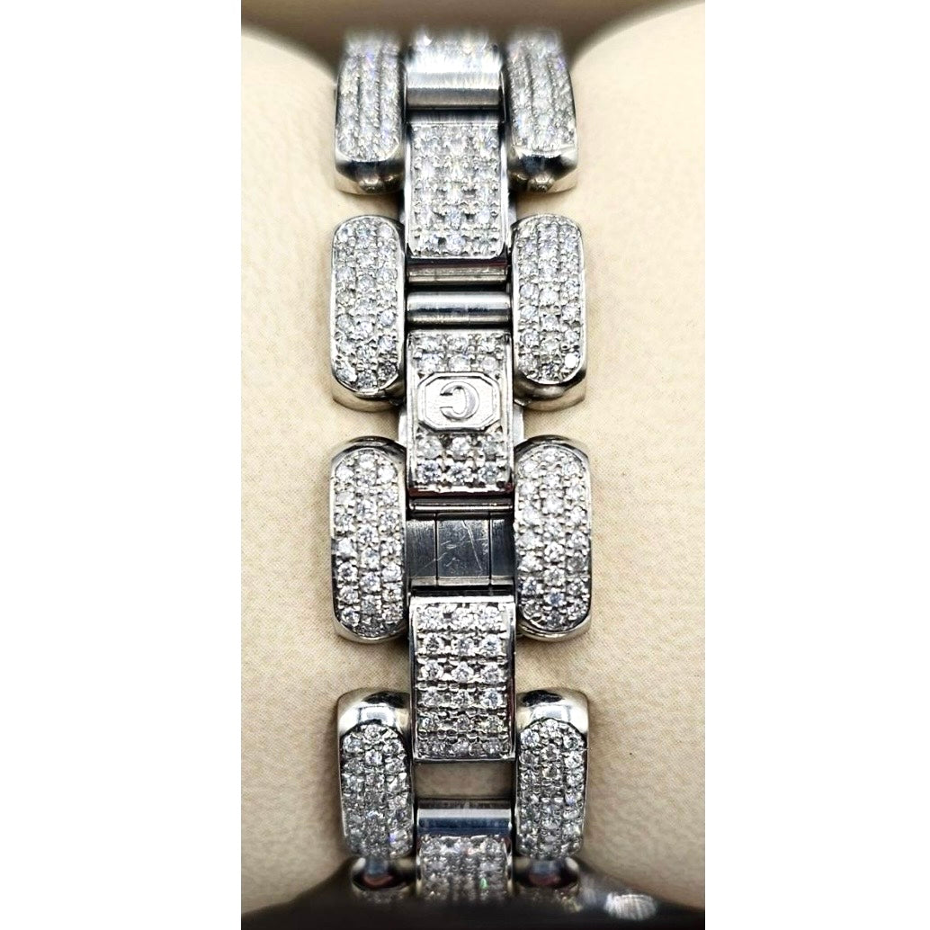 CHOPARD LA STRADA Quartz 23mm Steel 6.5TCW Diamond Watch