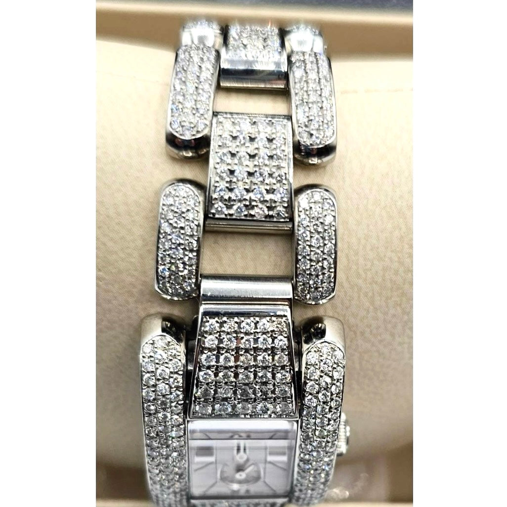 CHOPARD LA STRADA Quartz 23mm Steel 6.5TCW Diamond Watch