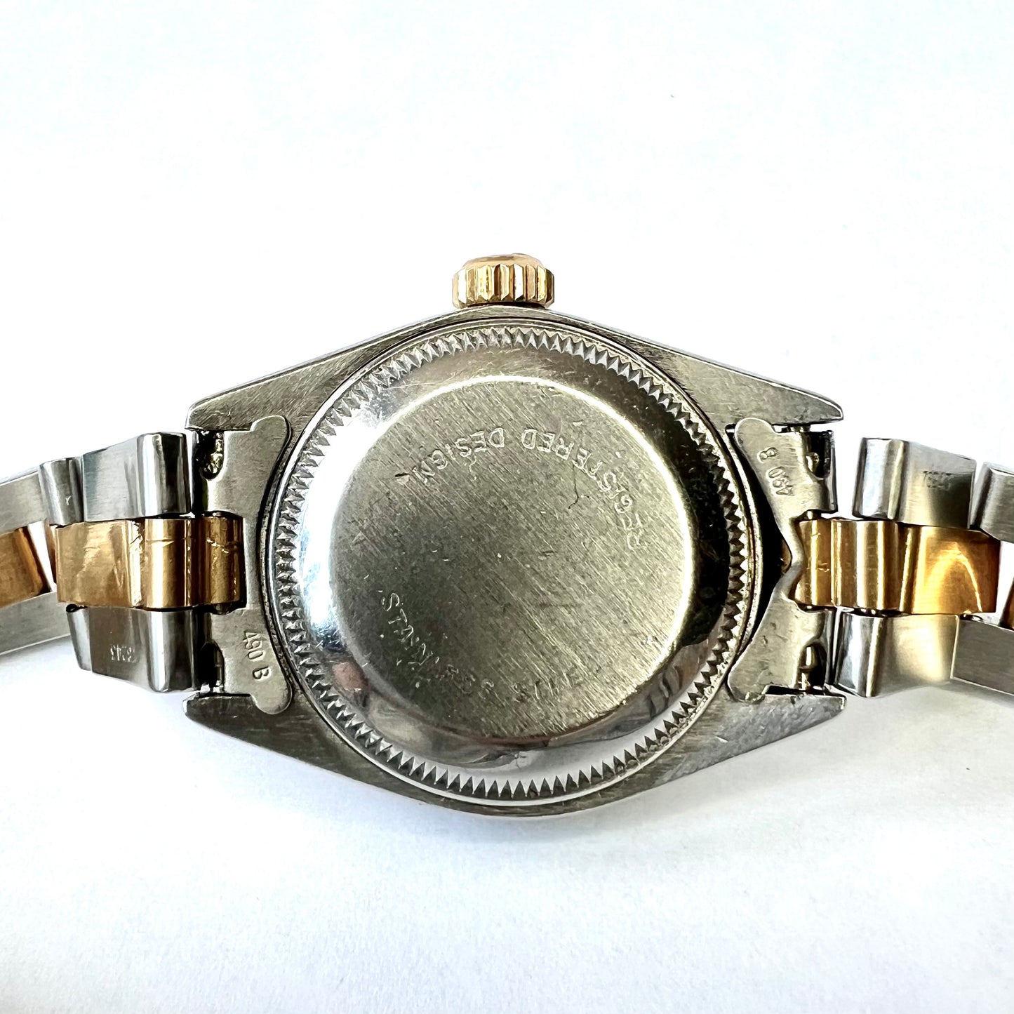 ROLEX DATE Automatic 26mm 2 Tone Watch Oyster Bracelet