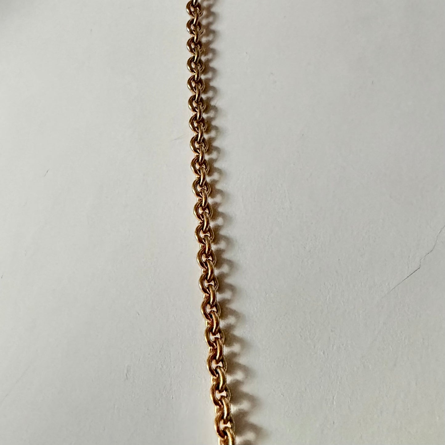 Authentic Pre Owned TRIFARI Yellow Gold Plated Chain 29.75 inches long