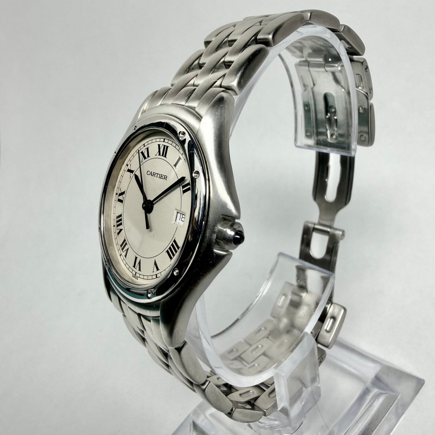 CARTIER PANTHERE COUGAR Quartz 32mm Steel Watch