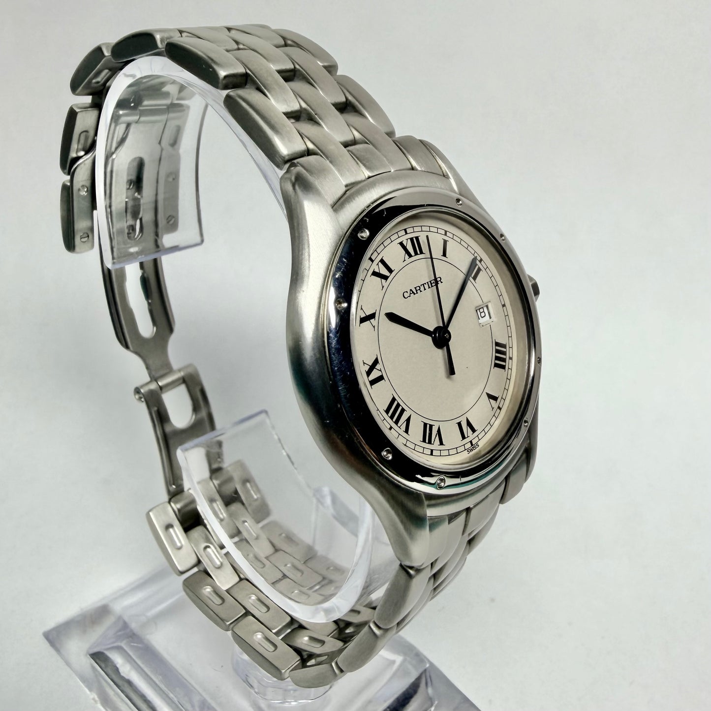 CARTIER PANTHERE COUGAR Quartz 32mm Steel Watch