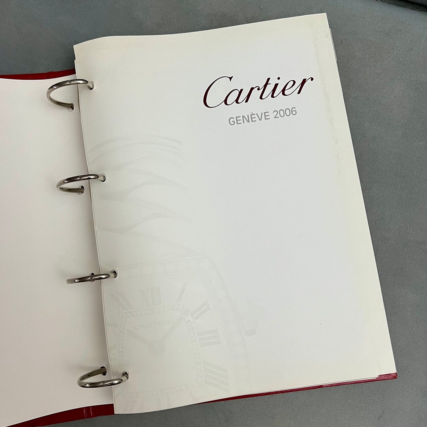 CARTIER Genève 2006 Watch Book