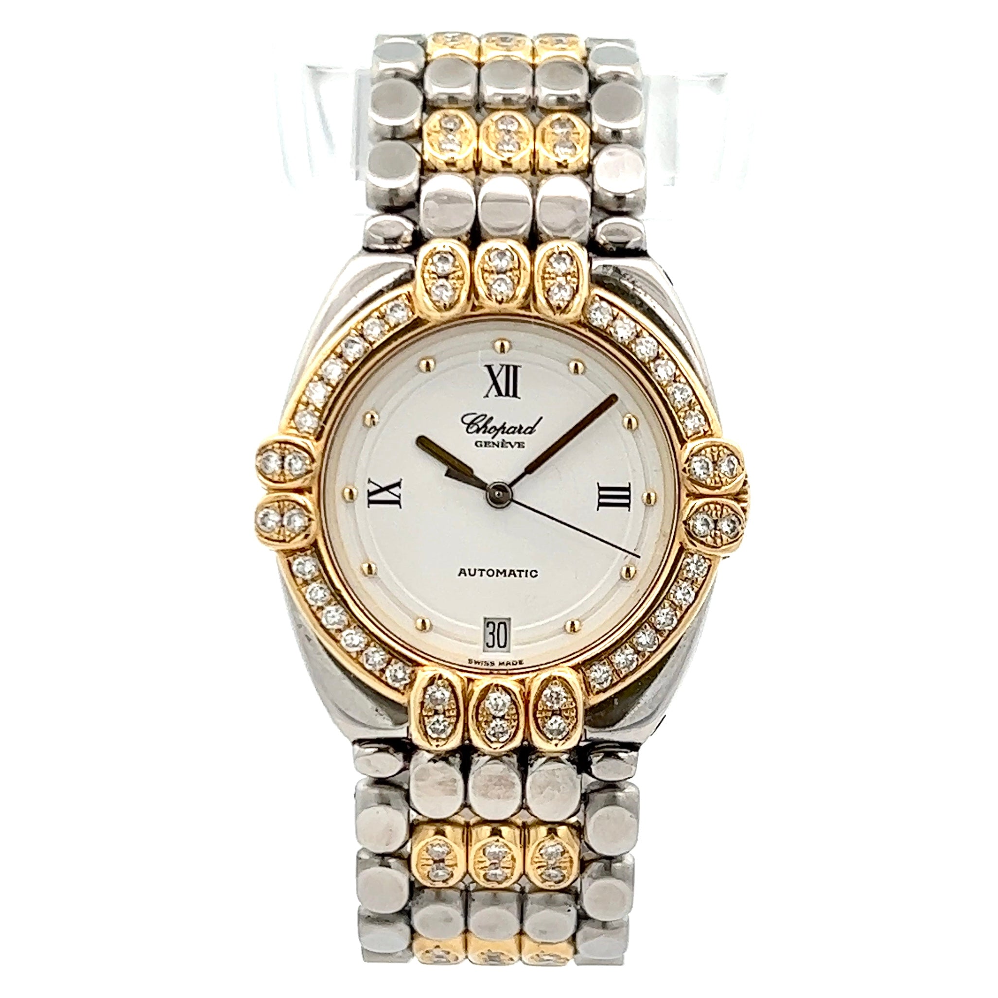 CHOPARD GSTAAD Automatic 32mm 2 Tone 1.92TCW Diamond Watch