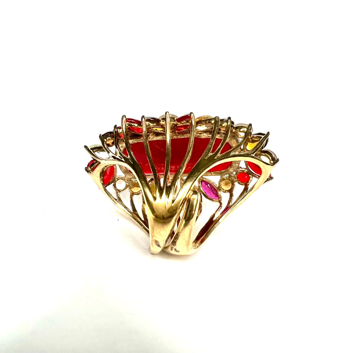 Gold Tone Fashion Ring 28.3x44.3mm