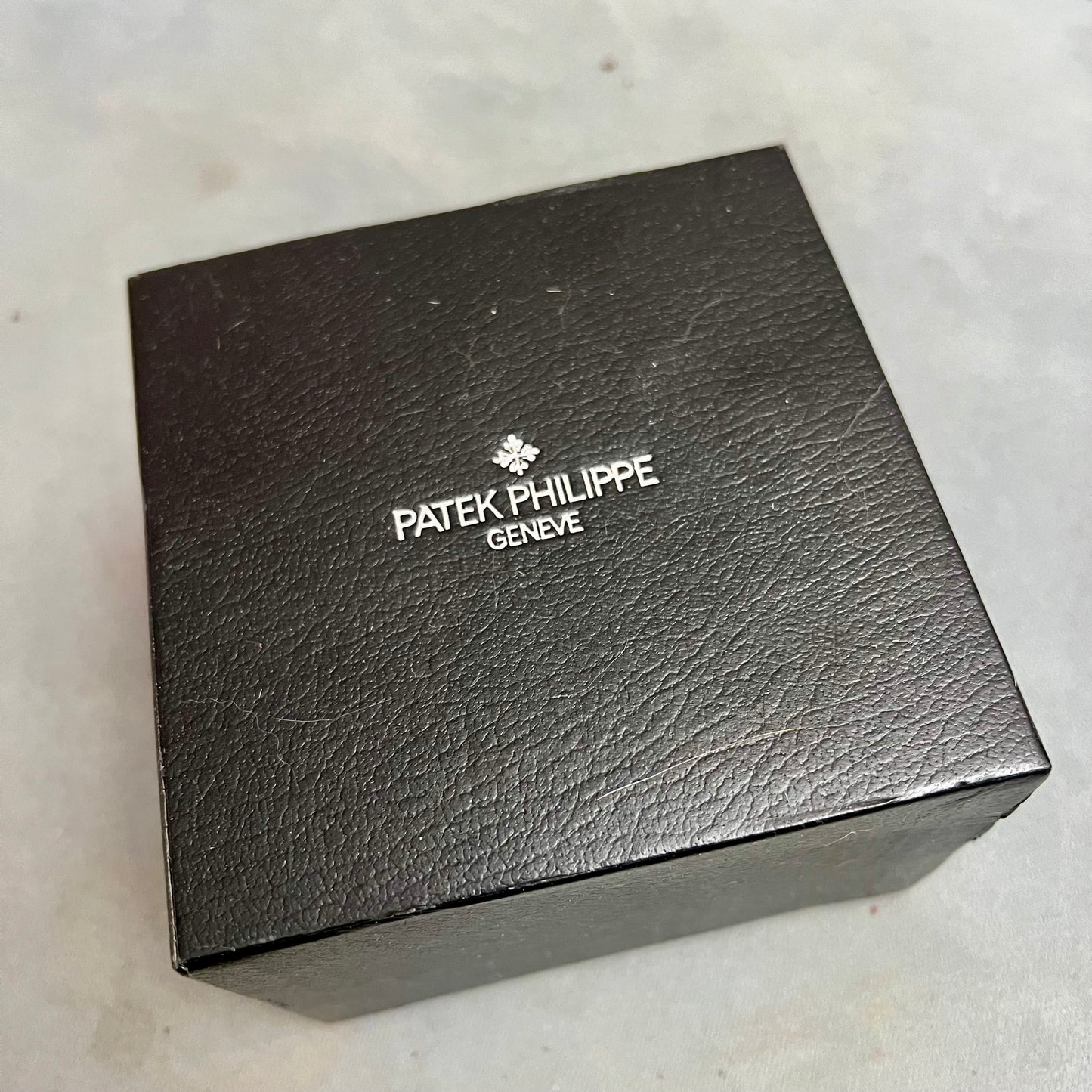 PATEK PHILIPPE Black Box + Outer Box 4.60x4.60x3.5 inches