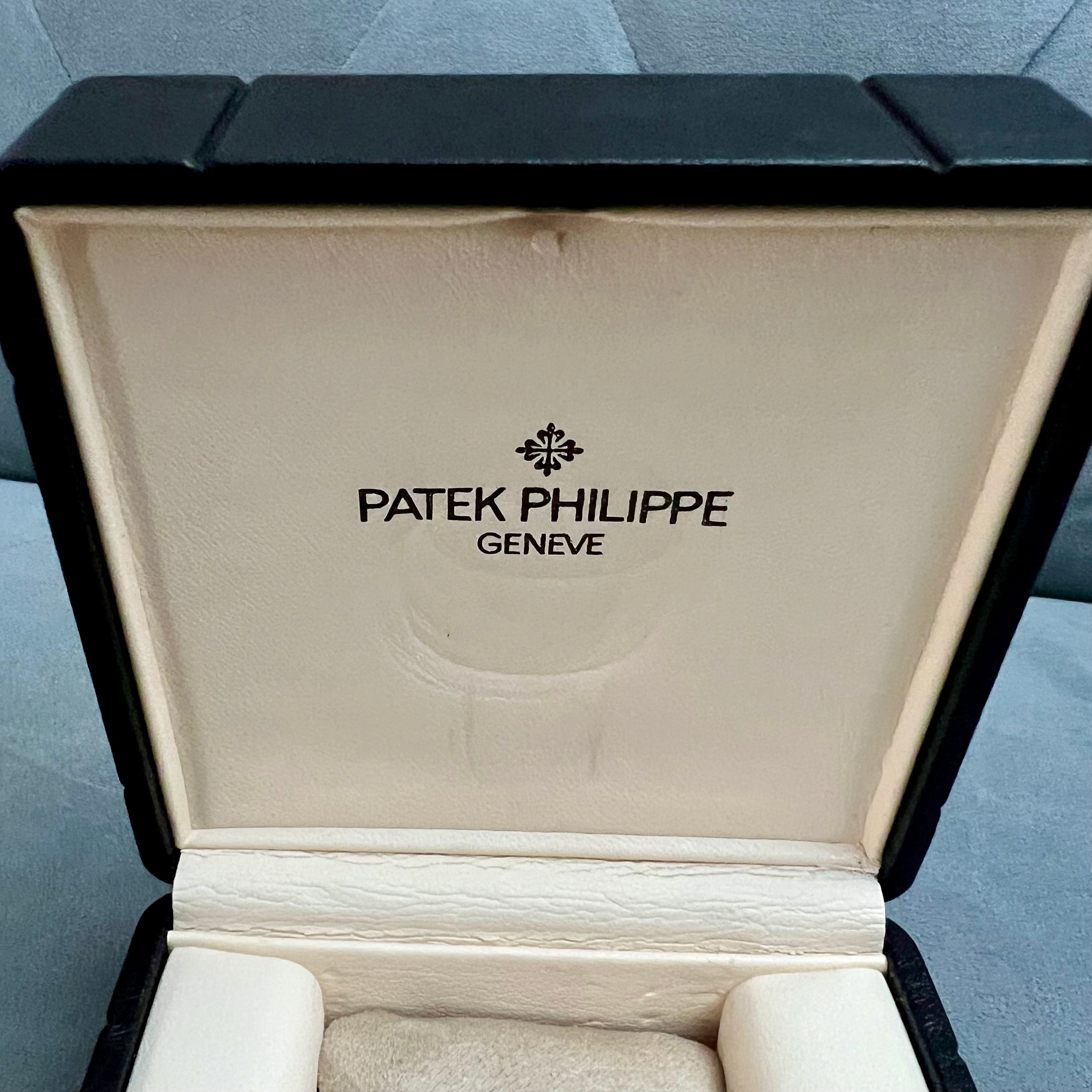 PATEK PHILIPPE Black Box Outer Box 4.60x4.60x3.5 inches