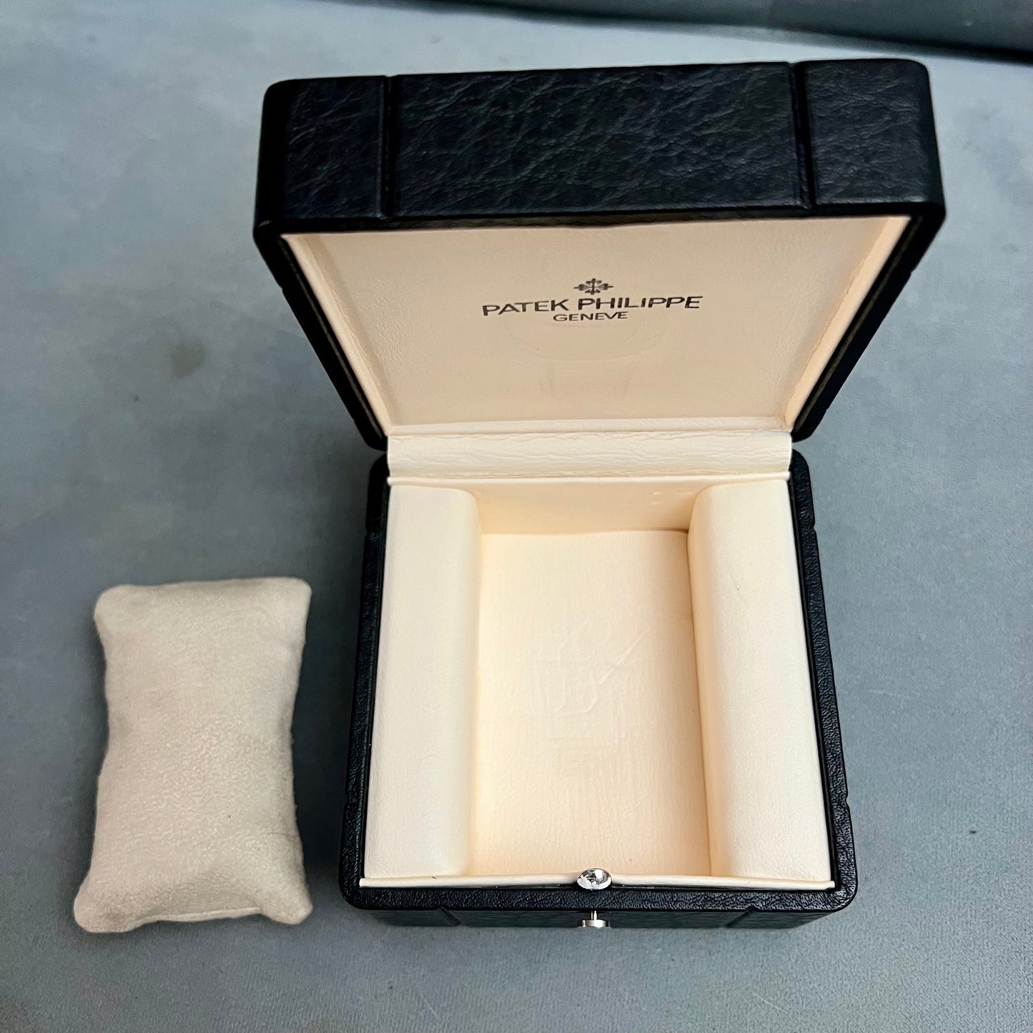 PATEK PHILIPPE Black Box + Outer Box 4.60x4.60x3.5 inches