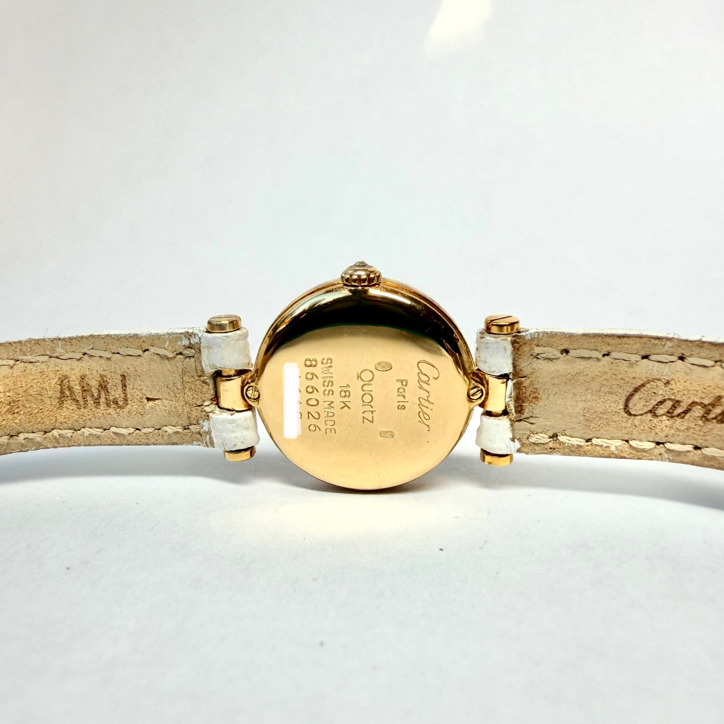 CARTIER COLISEE VENDOME Quartz 19.50mm 18K Yellow Gold 0.15TCW Factory Diamonds Watch