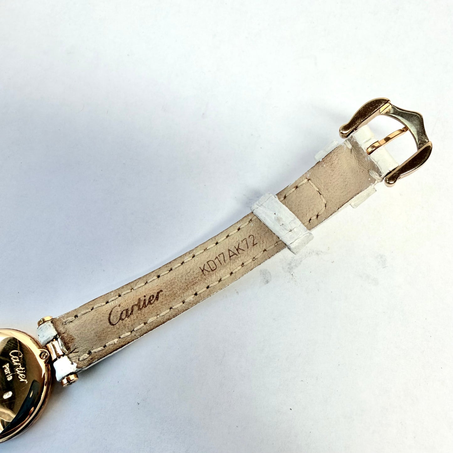 CARTIER COLISEE VENDOME Quartz 19.50mm 18K Yellow Gold 0.15TCW Factory Diamonds Watch