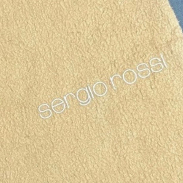 SERGIO ROSSI String Tan Dust Bag 13.5x9.5 inches