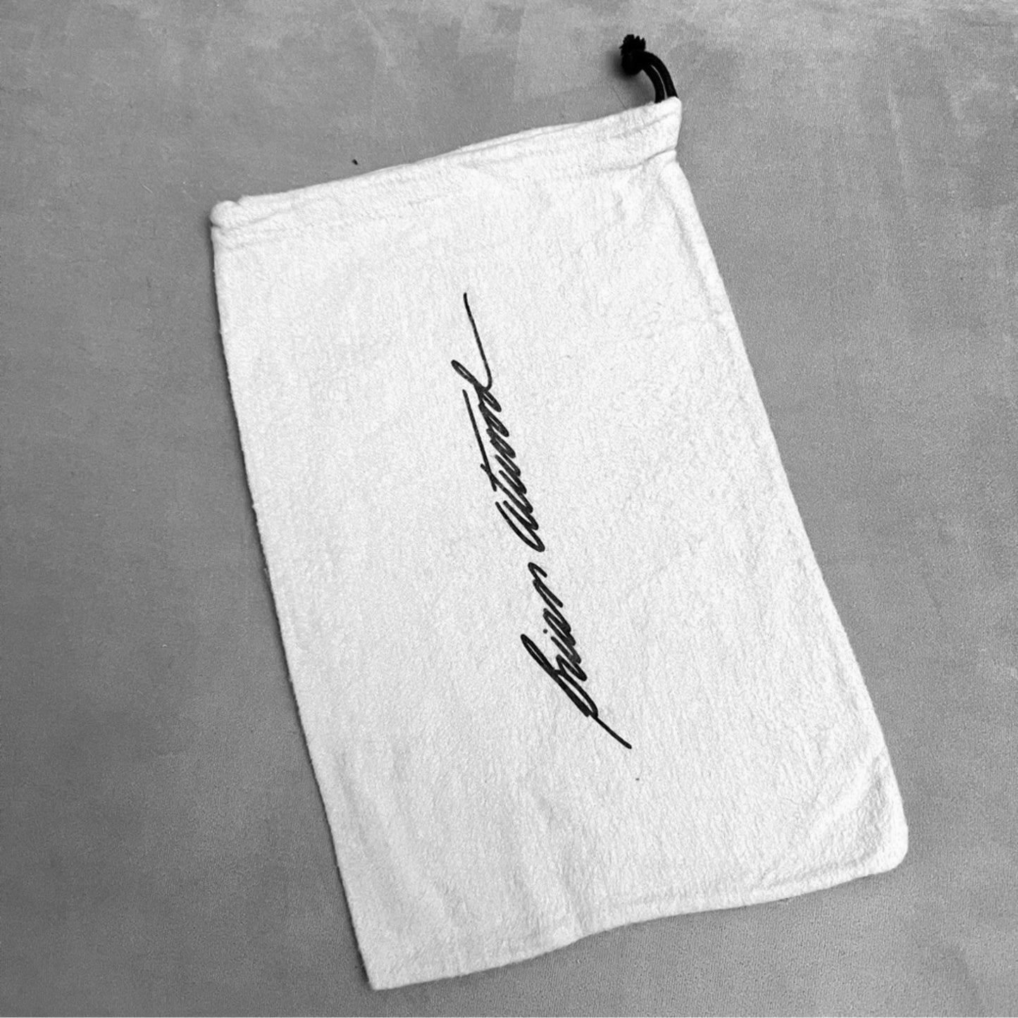 BRIAN ATWOOD Gray Drawstring Dust Bag 13.25x9 inches