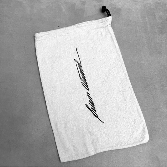 BRIAN ATWOOD Gray Drawstring Dust Bag 13.25x9 inches