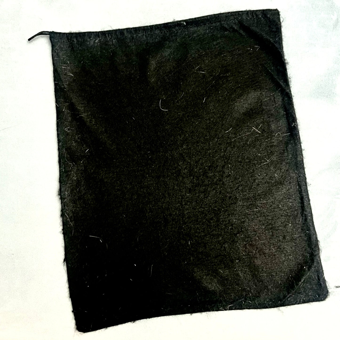 LEMARÉ Black Flannel Drawstring Dust Bag 15.75x12.5 inches