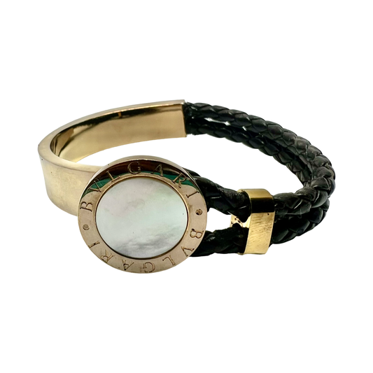 BULGARI Gold Tone Bracelet fits up to 6.25 inches wrist