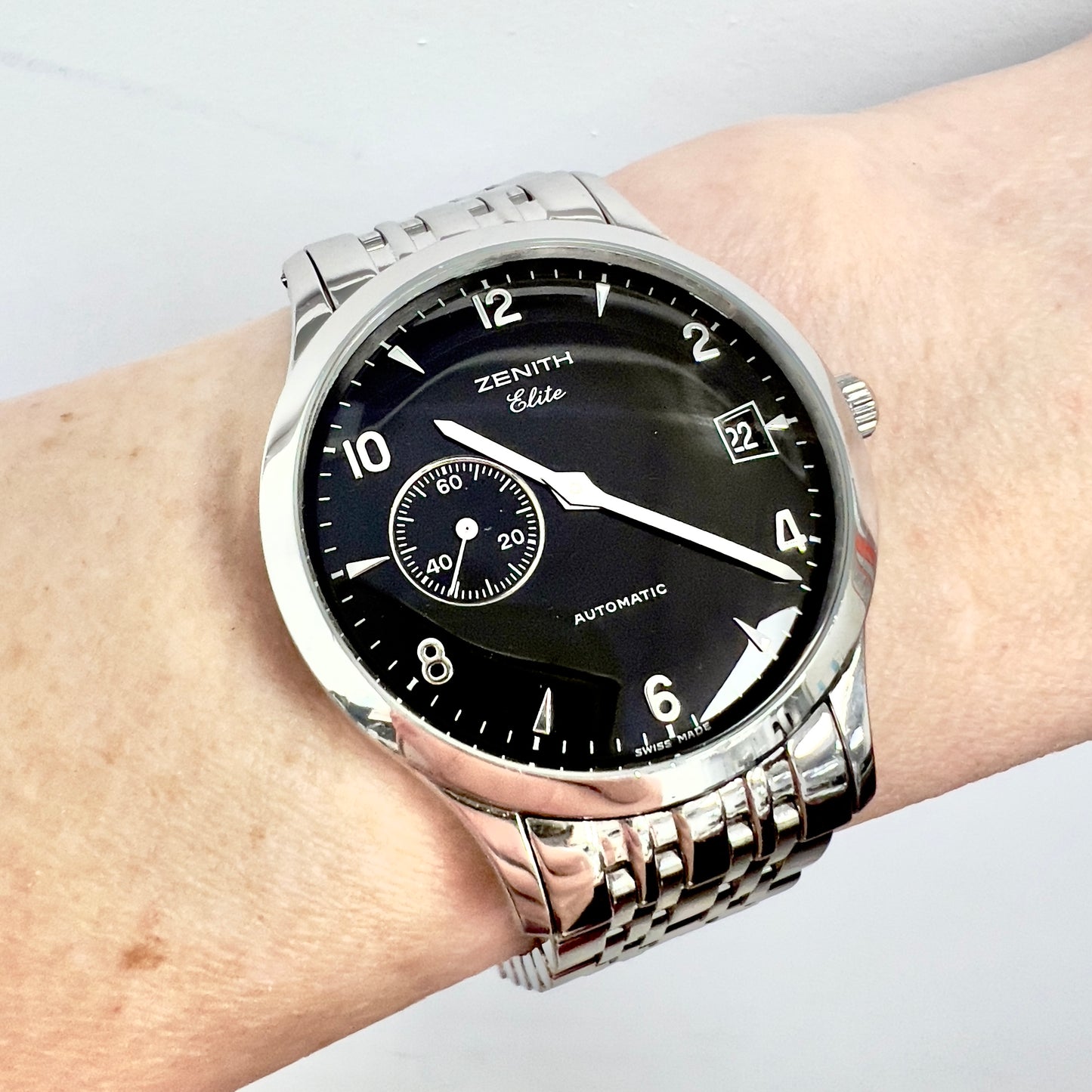 ZENITH ELITE Automatic 37mm Steel Watch