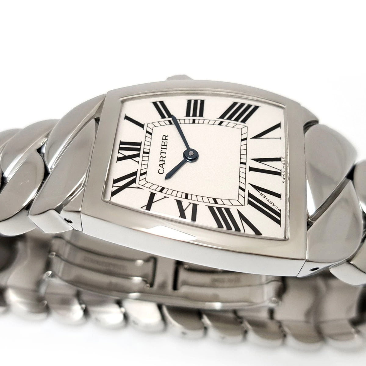 CARTIER LA DONA Quartz 28mm Stainless Steel Watch Off White Dial