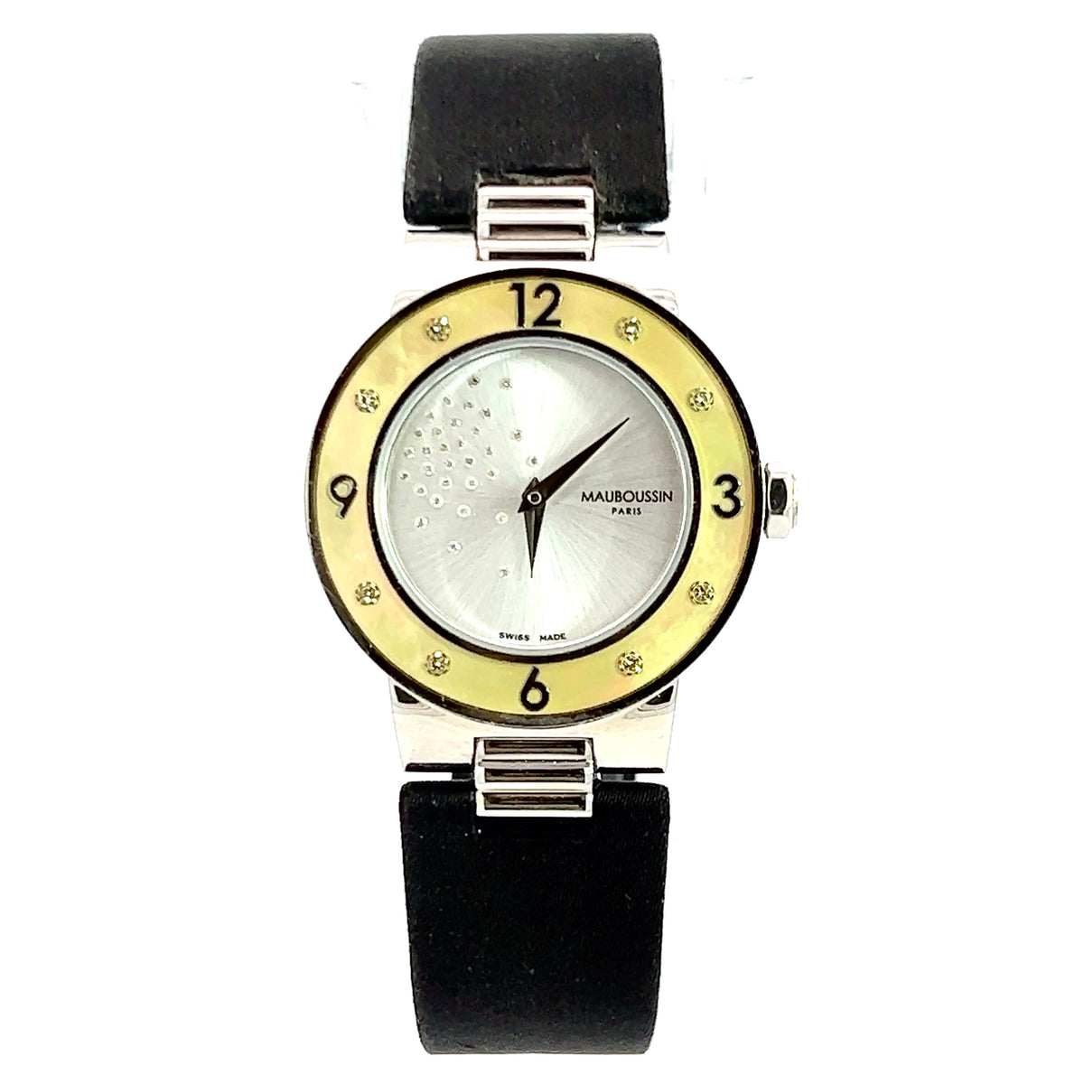 MAUBOUSSIN AMOUR LE JOUR SEVE Quartz 31mm Steel Diamond  display picture 2