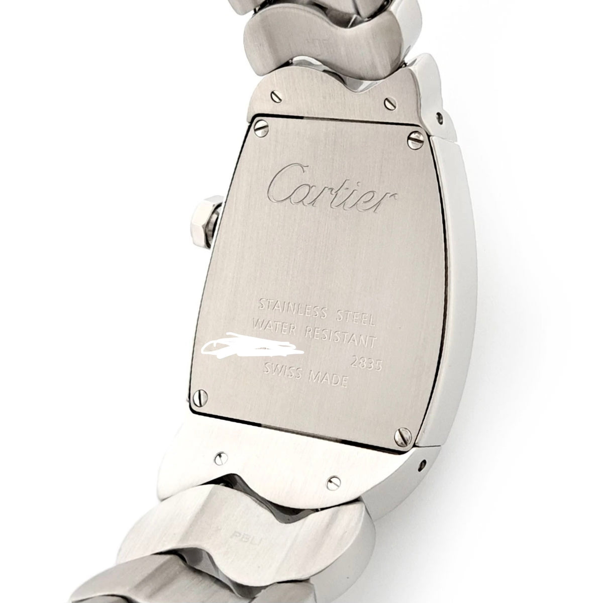 CARTIER LA DONA Quartz 28mm Stainless Steel Watch Off White Dial