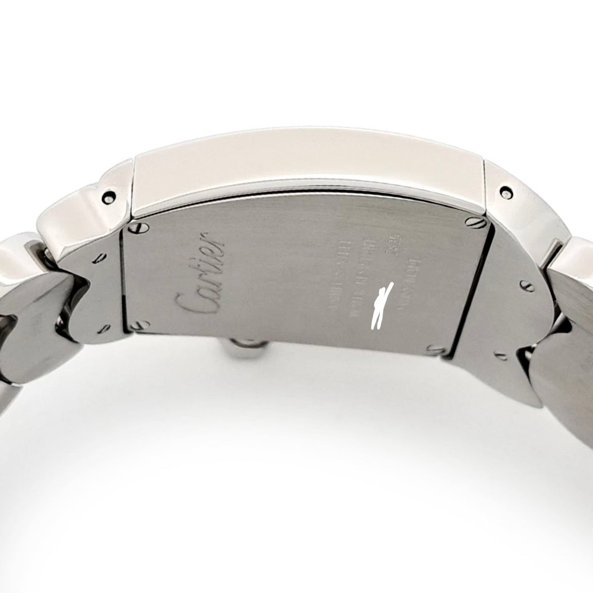 CARTIER LA DONA Quartz 28mm Stainless Steel Watch Off White Dial