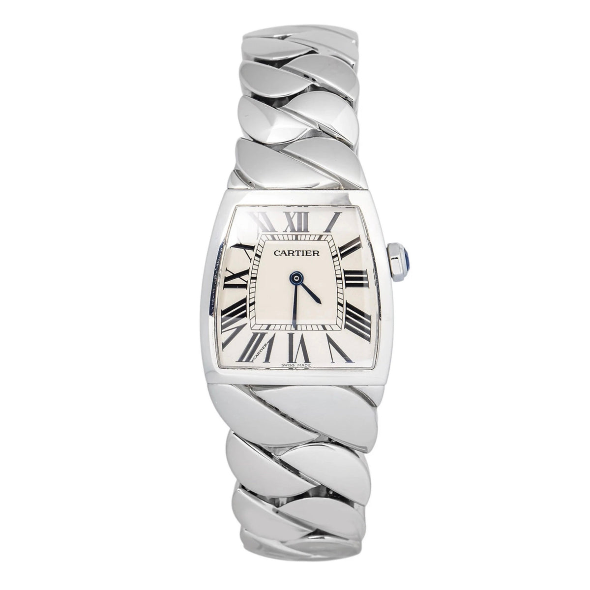 CARTIER LA DONA Quartz 28mm Stainless Steel Watch Off White Dial