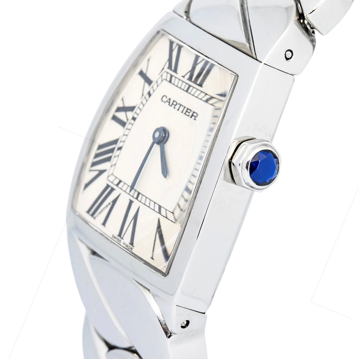 CARTIER LA DONA Quartz 28mm Stainless Steel Watch Off White Dial